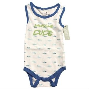 NWT Wanderling Baby Shark Onesie
